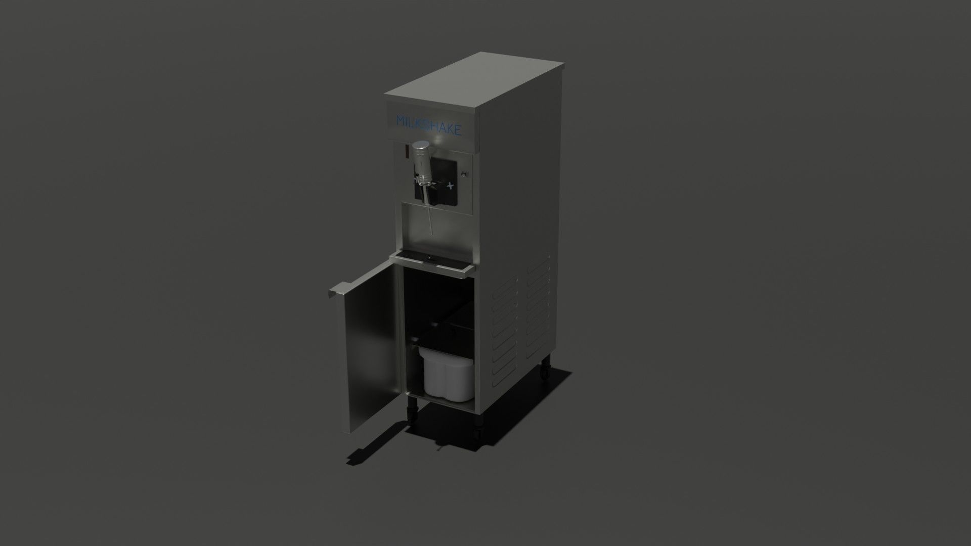 Milkshake machine 3D model_1