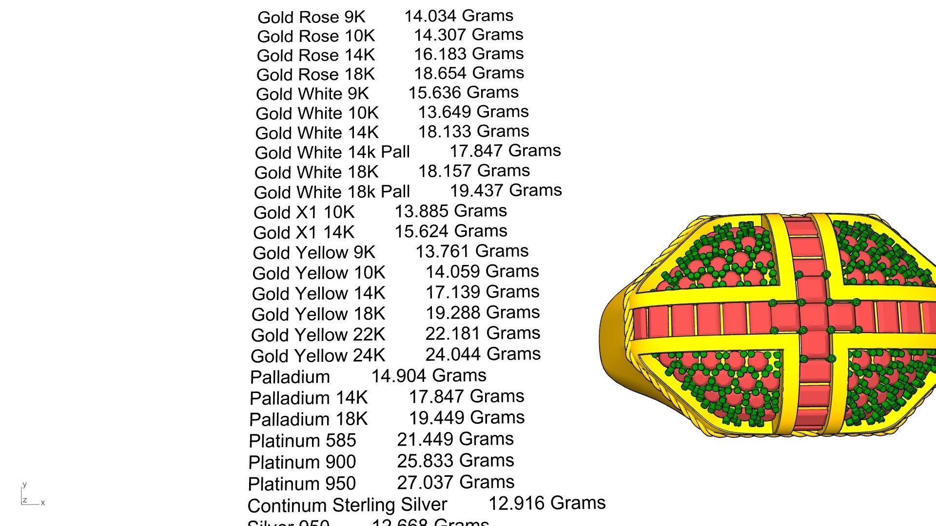 roayl crown ring stl verified  3D print model_8