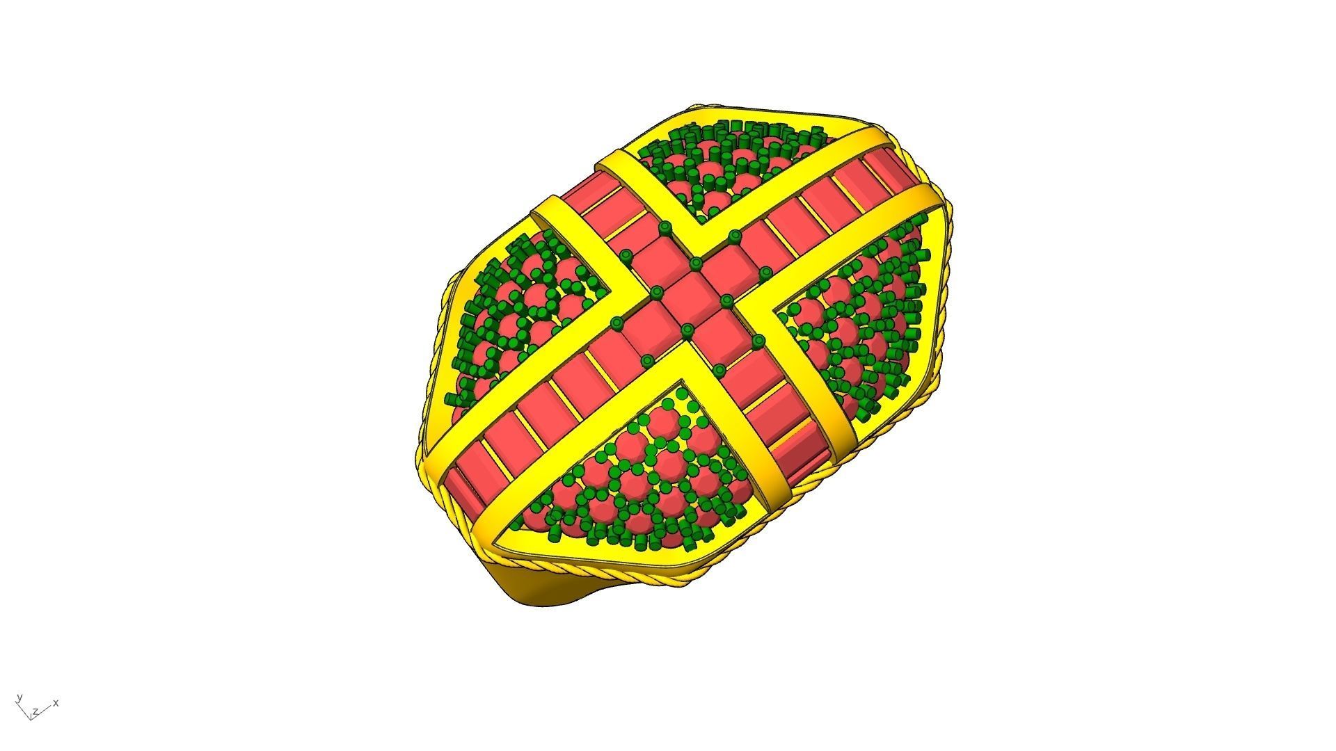 roayl crown ring stl verified  3D print model_14