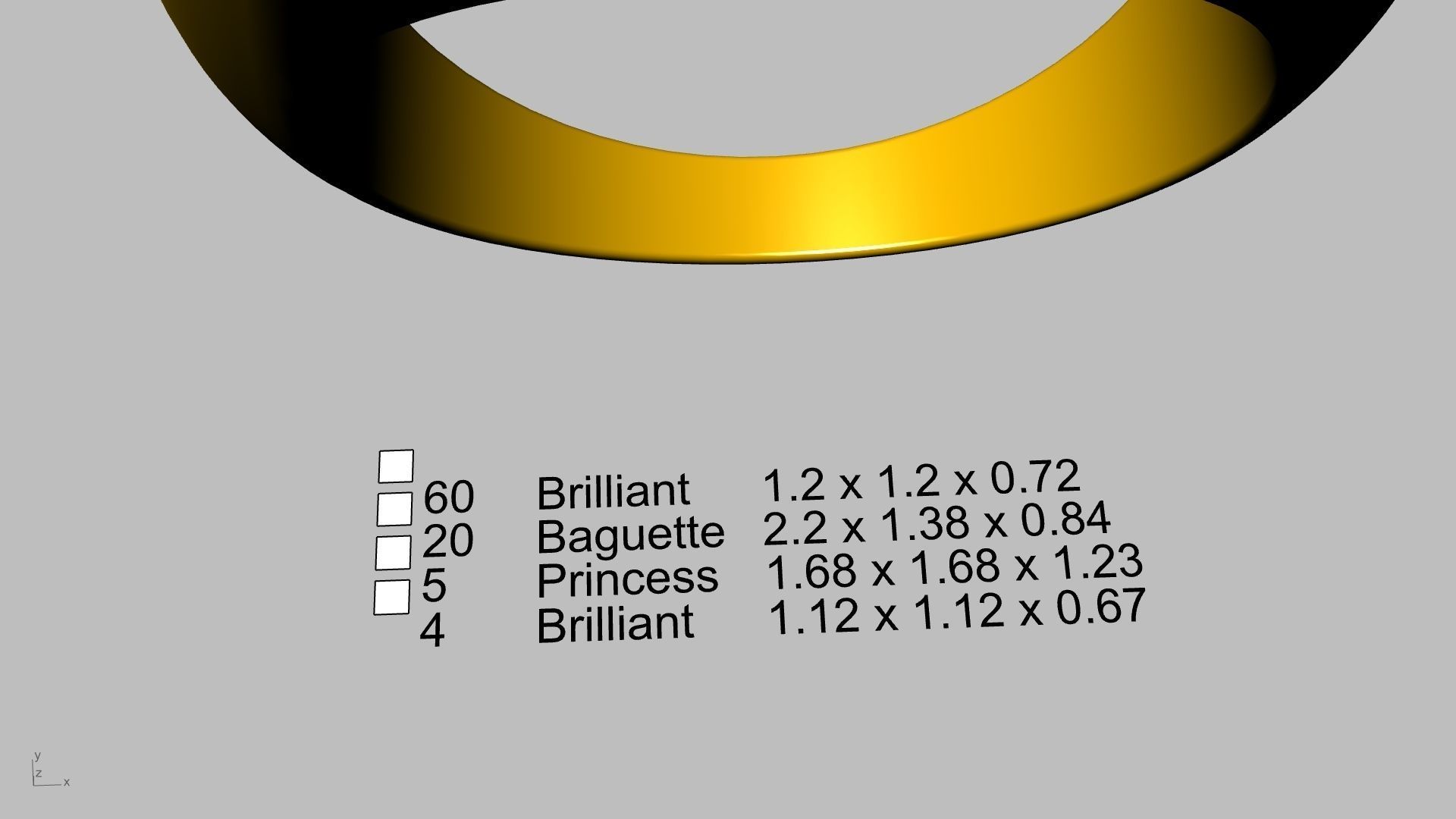 roayl crown ring stl verified  3D print model_5