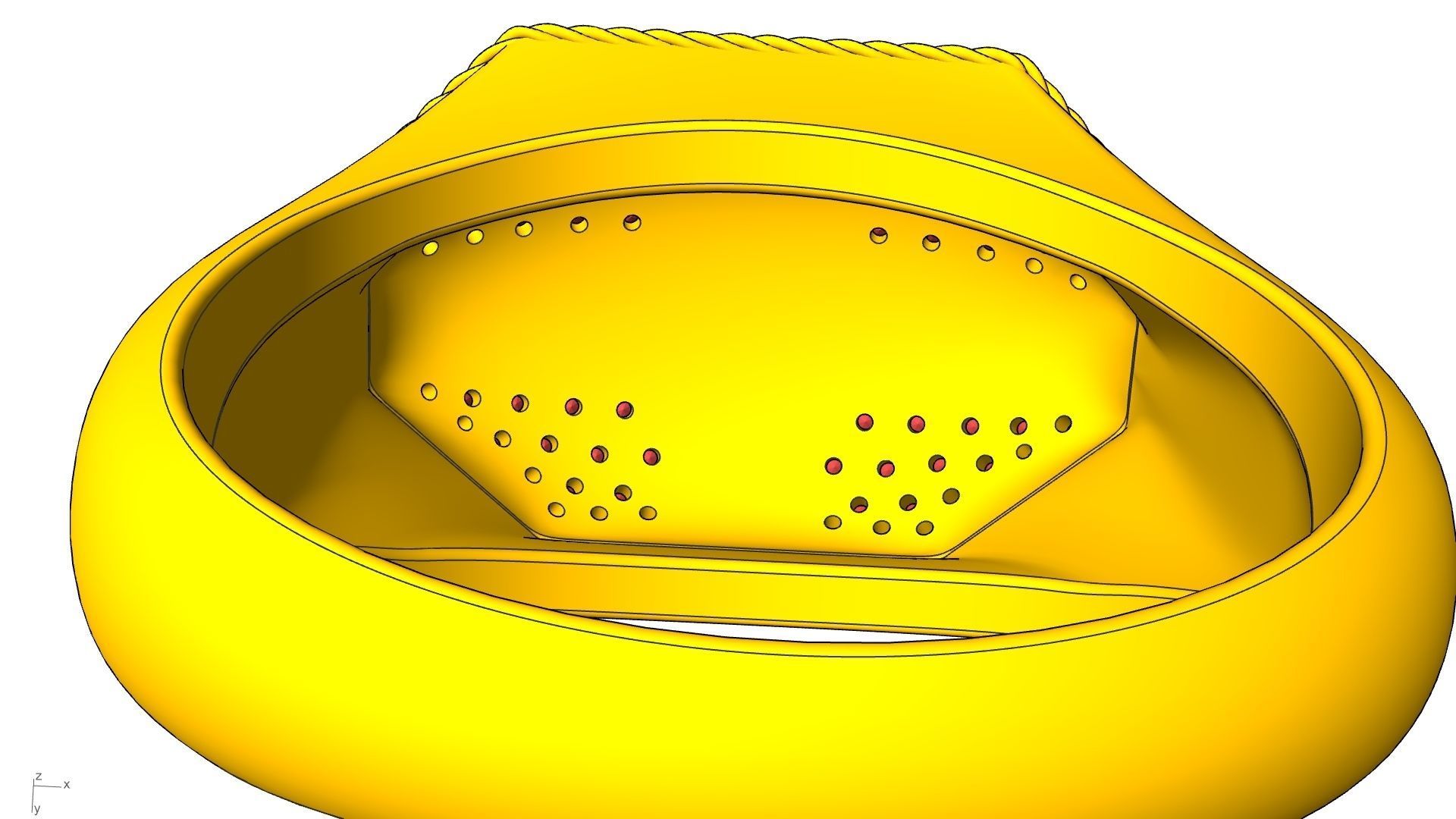 roayl crown ring stl verified  3D print model_12