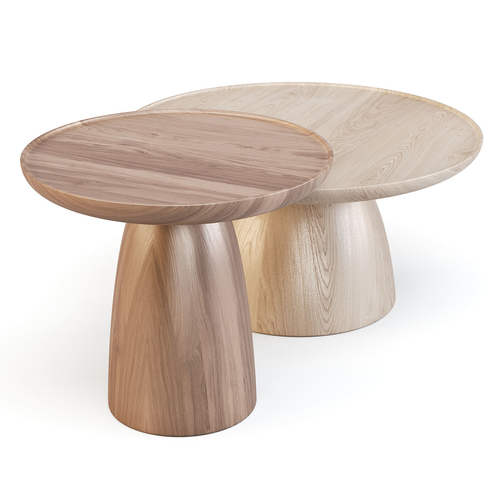 Javorina Hrib - Coffee and Side Table 3D model_4