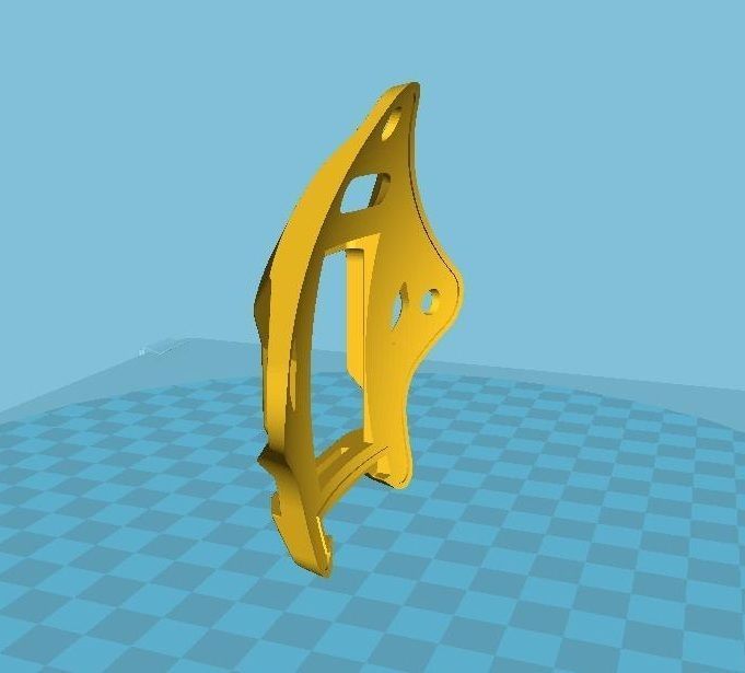 Tactical Helmet NVG Mount Shroud 3D print model_1