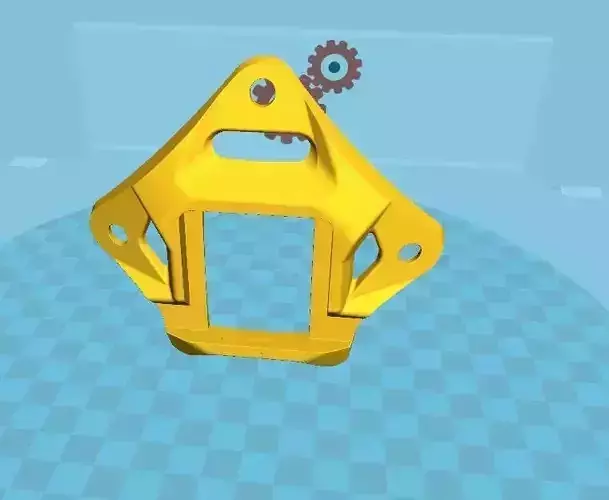 Tactical Helmet NVG Mount Shroud 3D print model