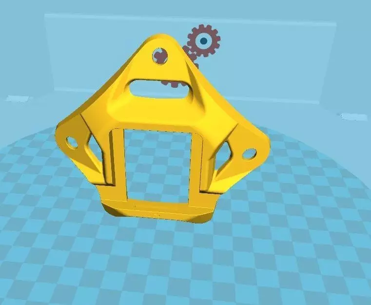 Tactical Helmet NVG Mount Shroud 3D print model_0