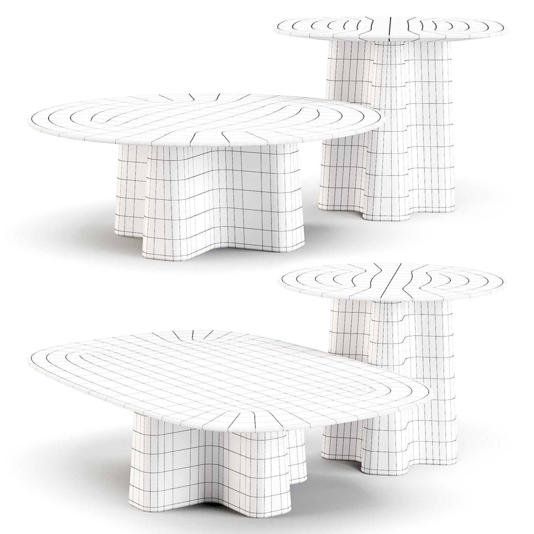 Javorina XX - Coffee and Side Tables 3D model_1