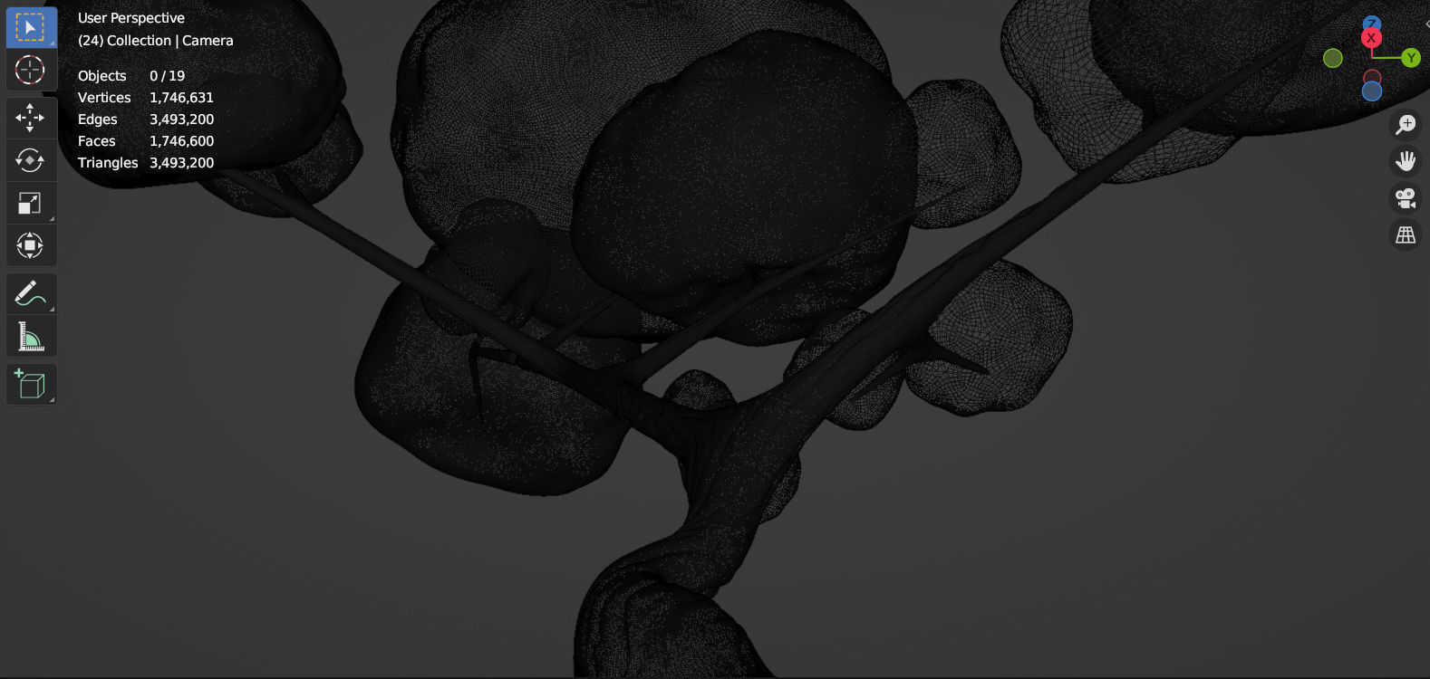 Low Poly Sculpt Tree Free 3D model Free for you Free low-poly 3D model_7