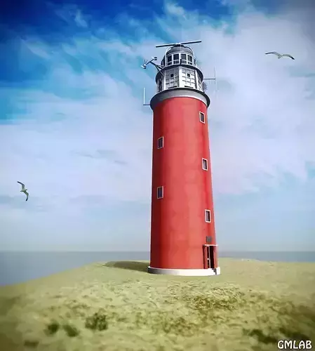 Light Tower De Koog - Texel Cocksdorp Bryce 7 model