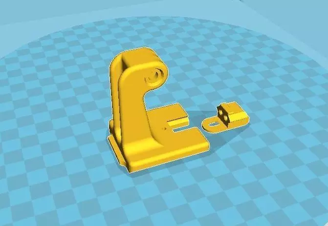 Action cam helmet mount GoPro  3D print model_0