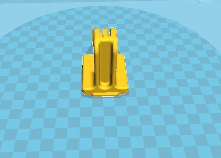 Action cam helmet mount GoPro  3D print model_2