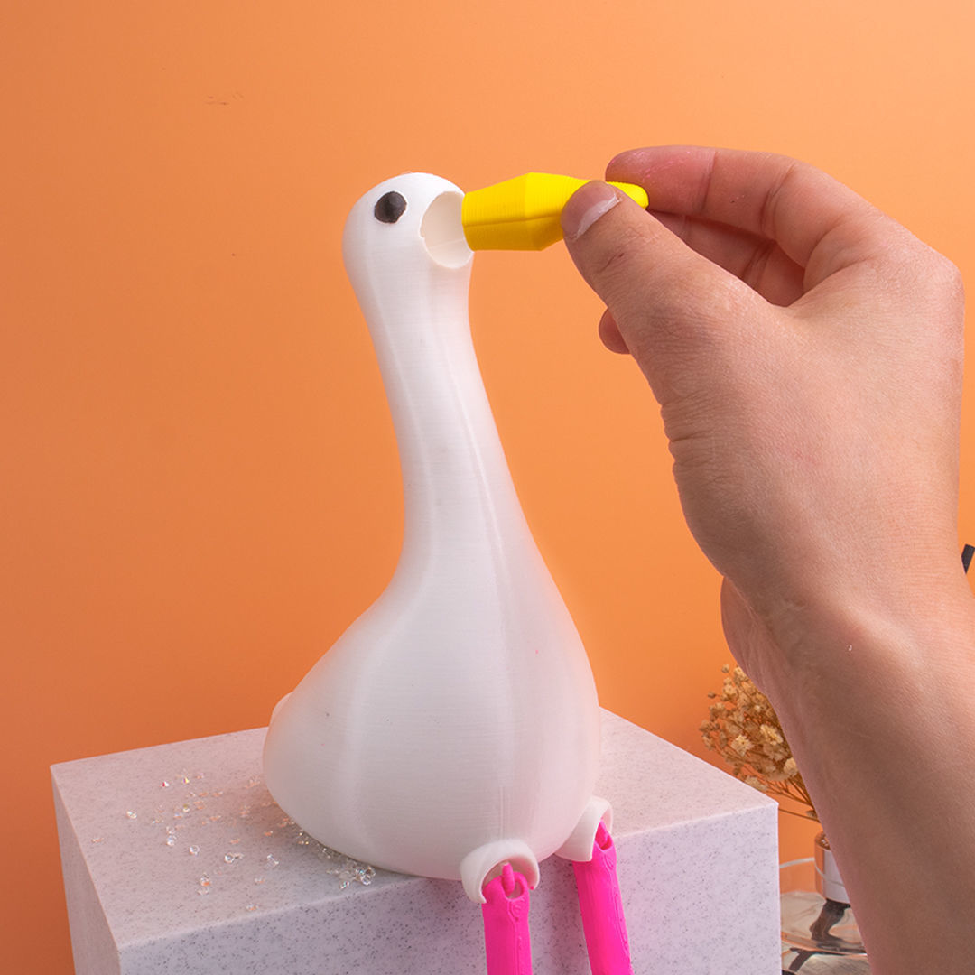 Sitting Duck - 3d print - No support 3D print model_4