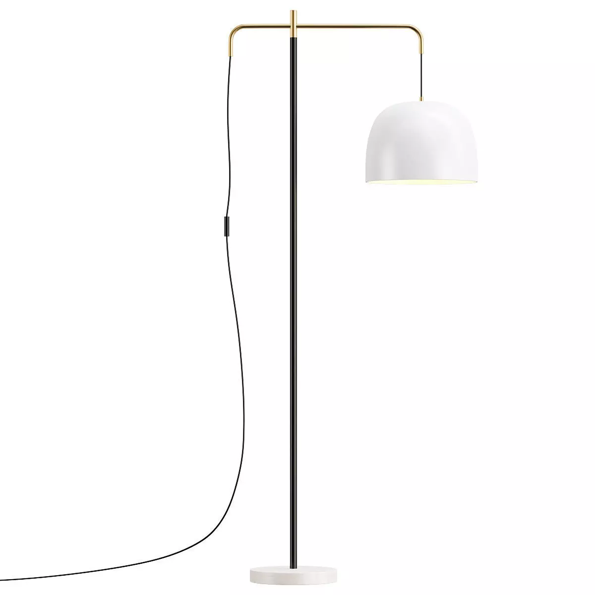 domee floor lamp with shade and base 3D model_0