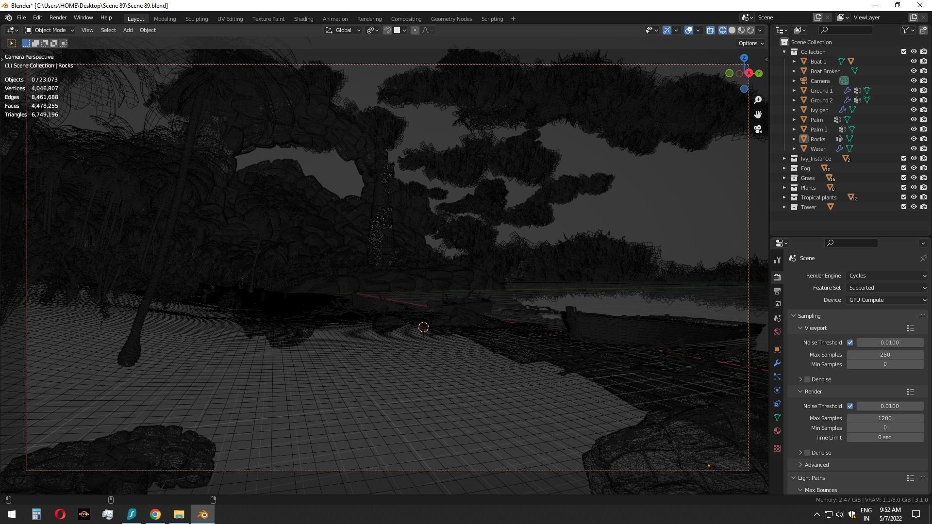 Beach Scene 3D model_14