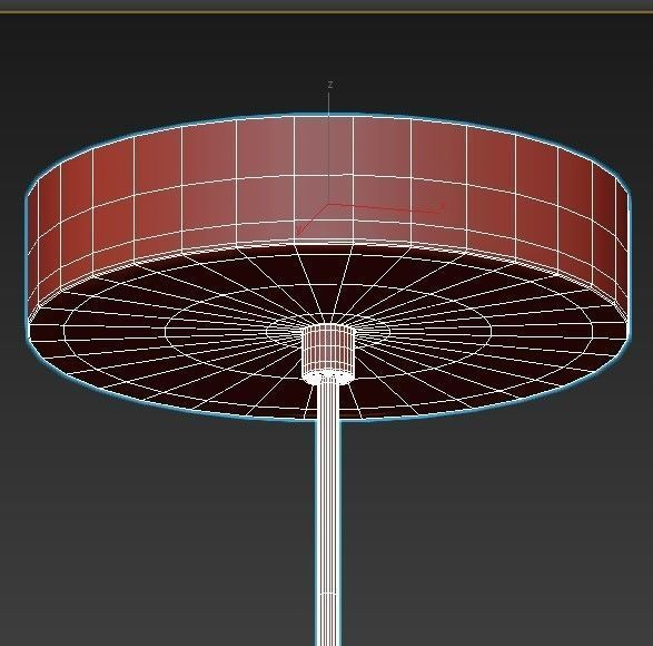 reflect pendant light with shade 3D model_5