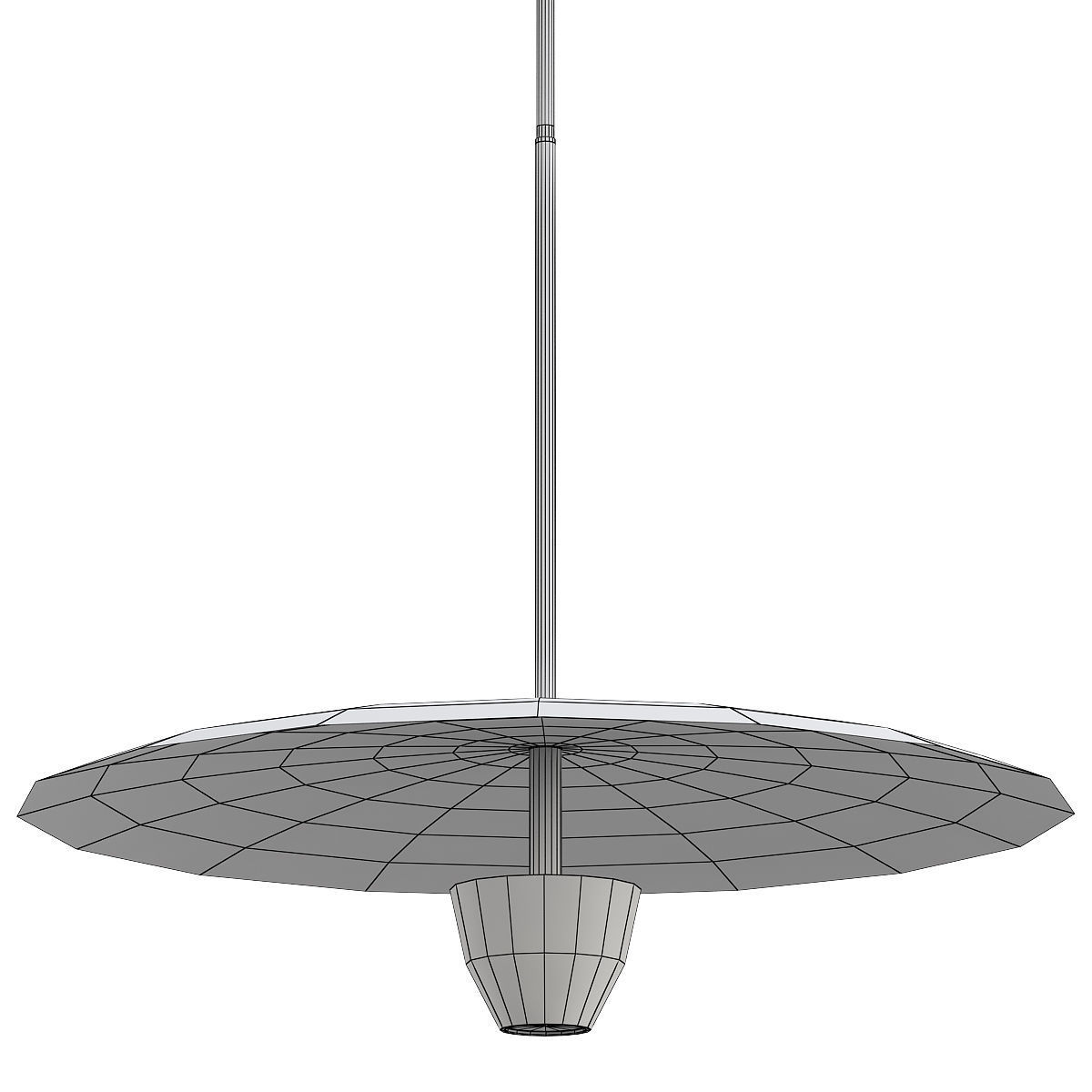 reflect pendant light with shade 3D model_1