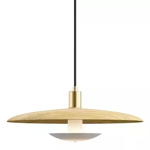 reason wooden pendant light with shade