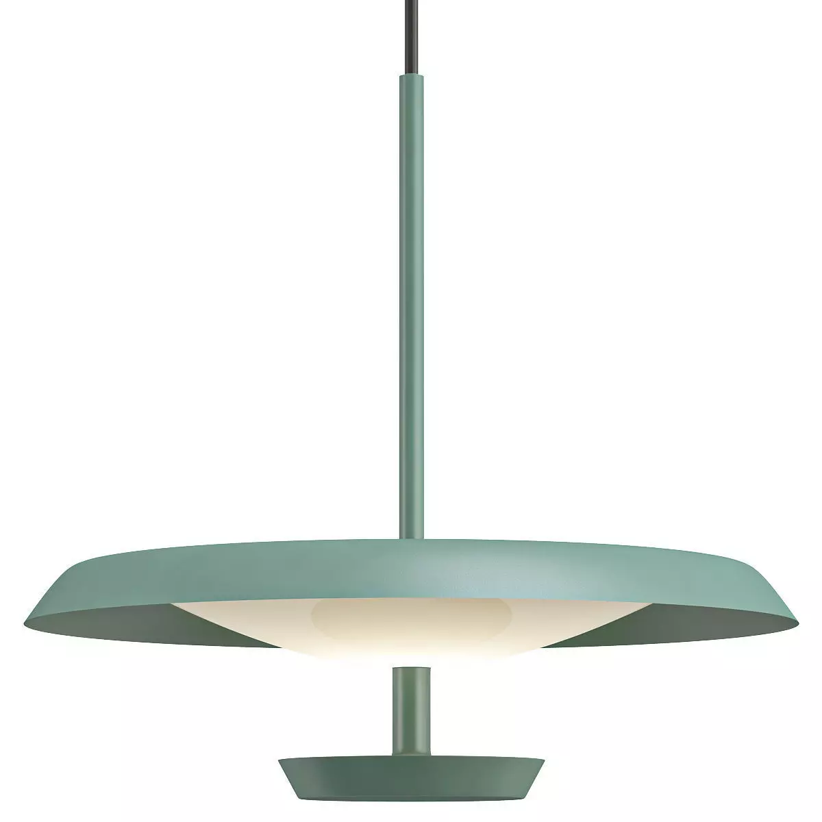 lucretia pendant light with shade 3D model_0