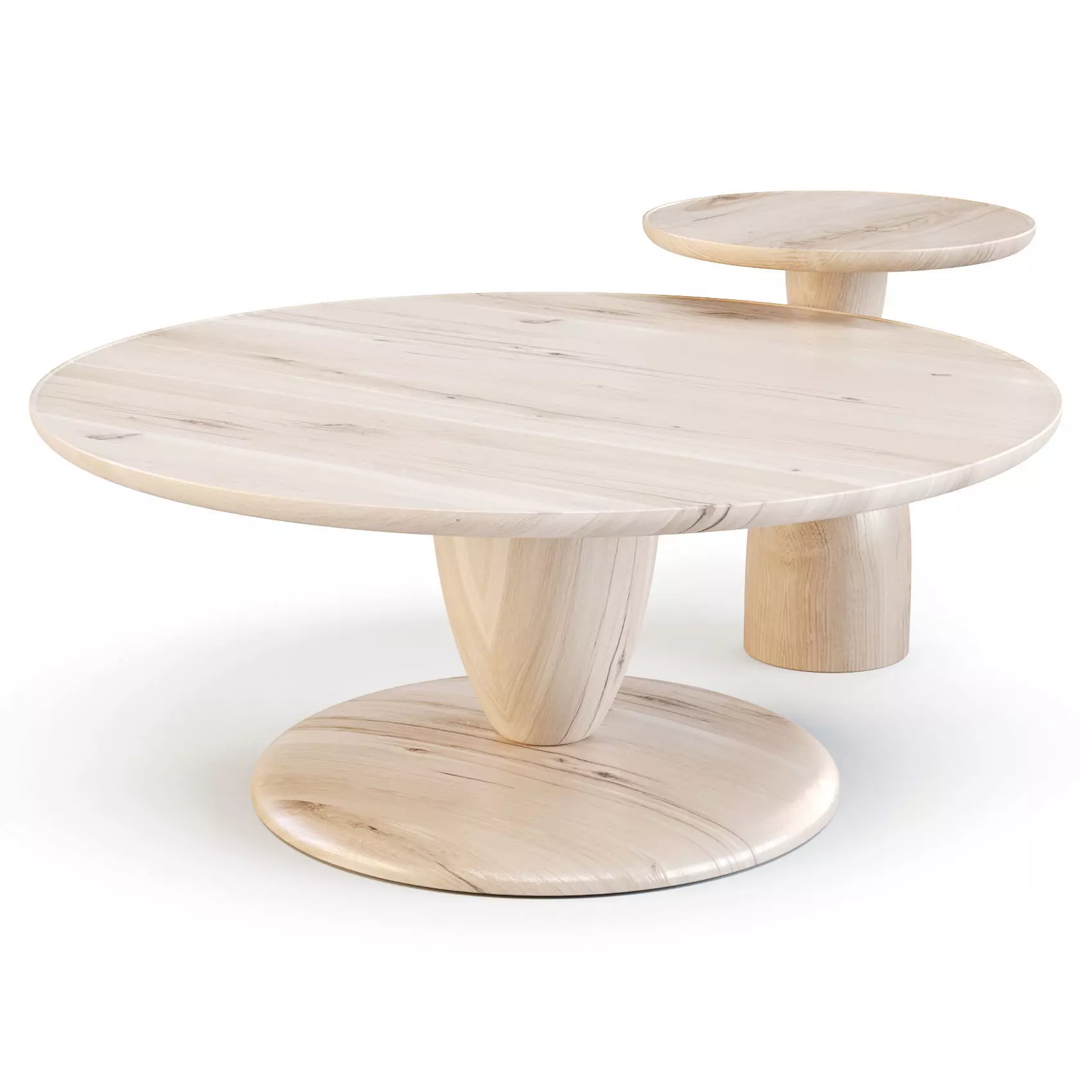 West Elm Winona - Coffee and Side Table 3D model_0