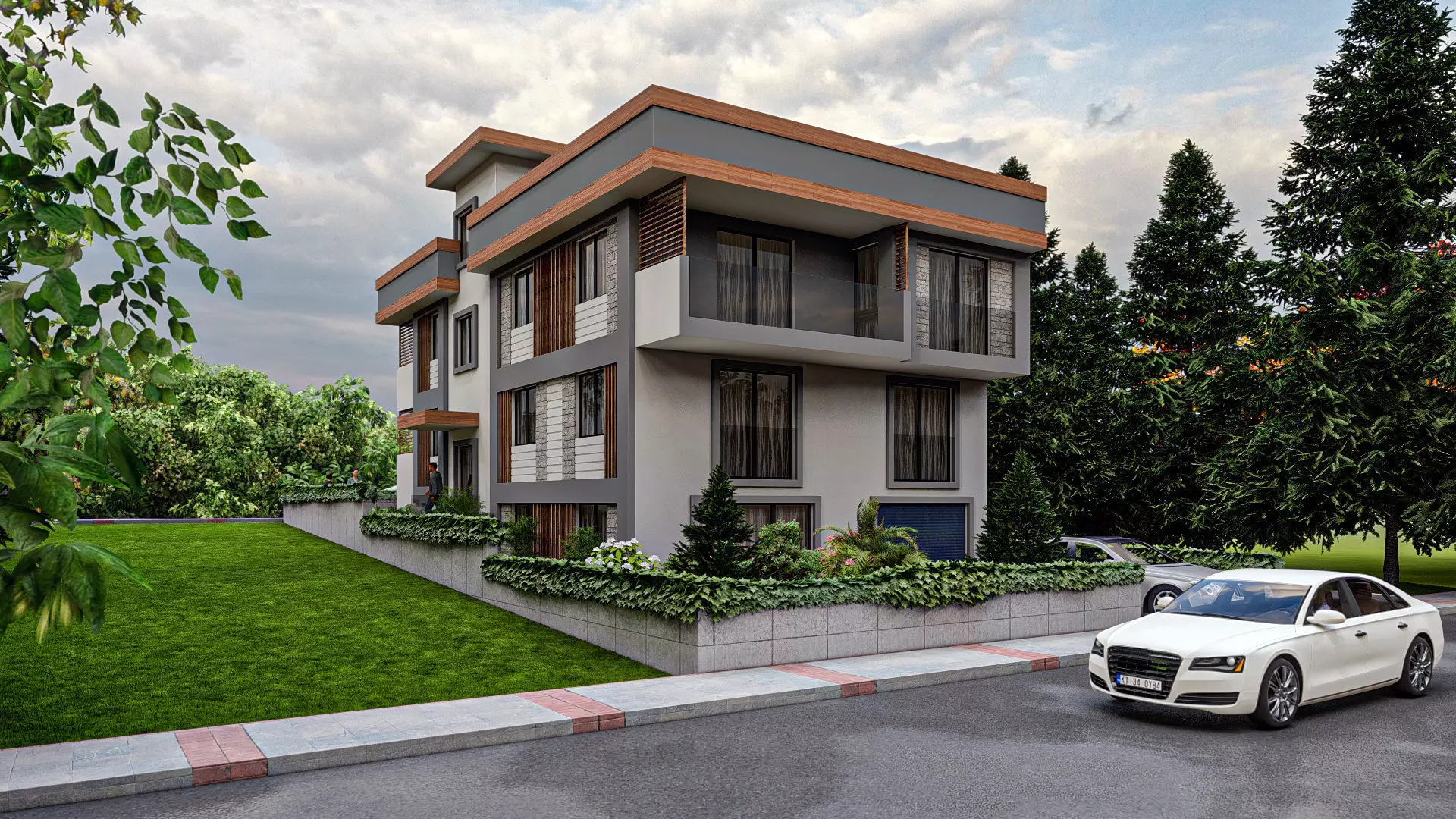 Implemented Architectural Project 3D model_0