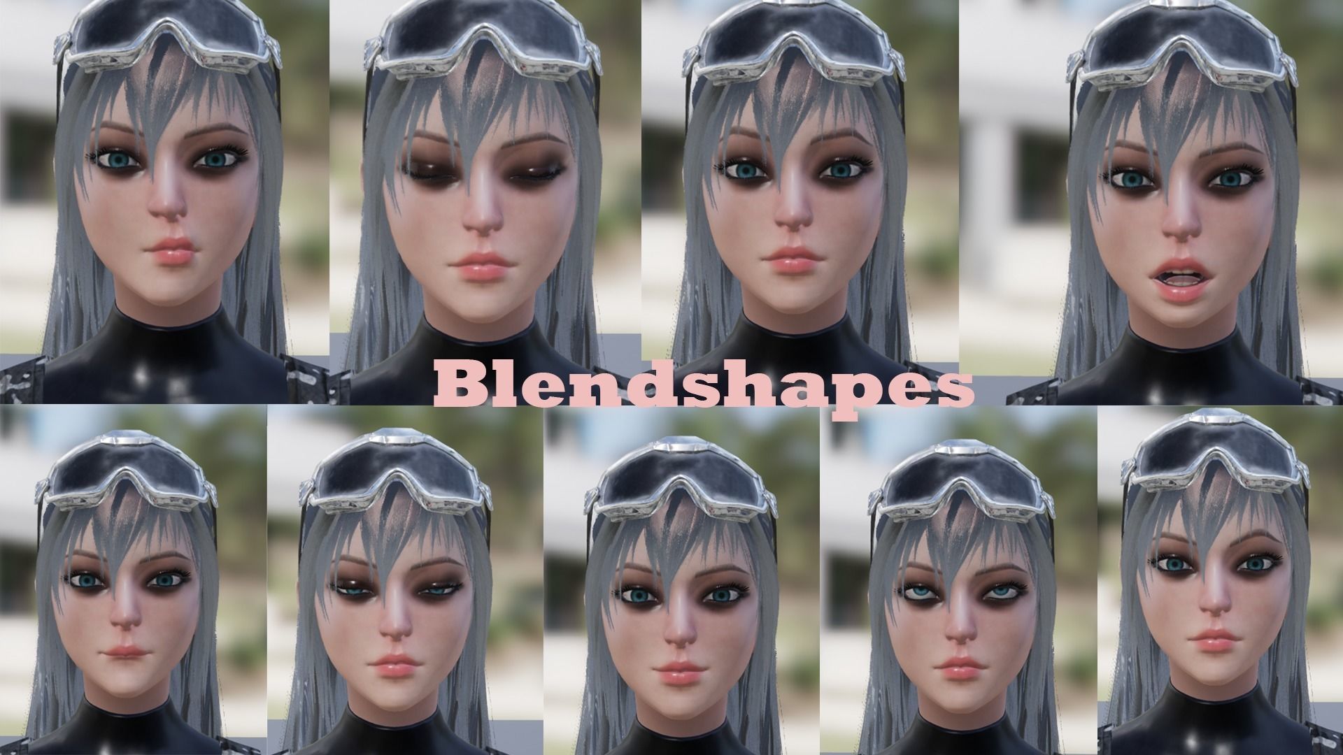 Military Girl Low-poly 3D model_17