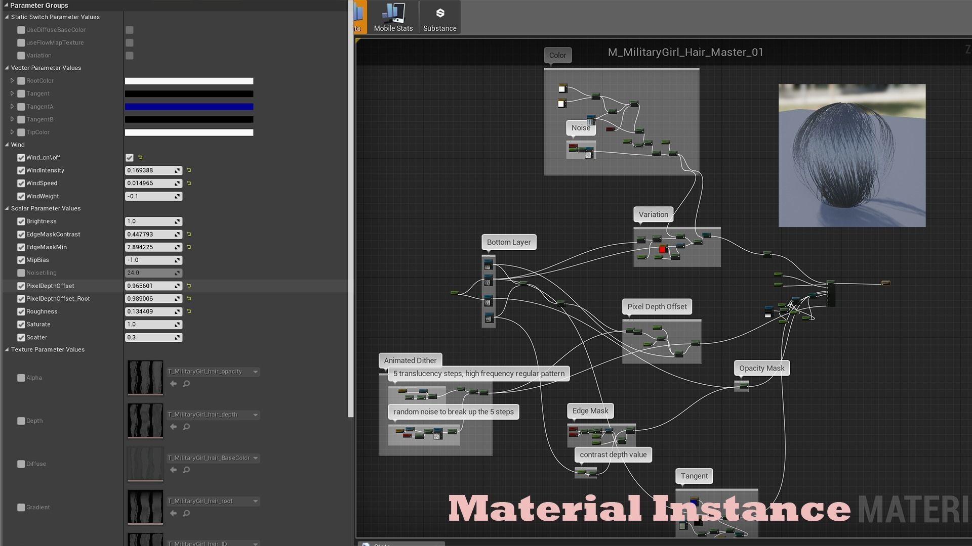 Military Girl Low-poly 3D model_14
