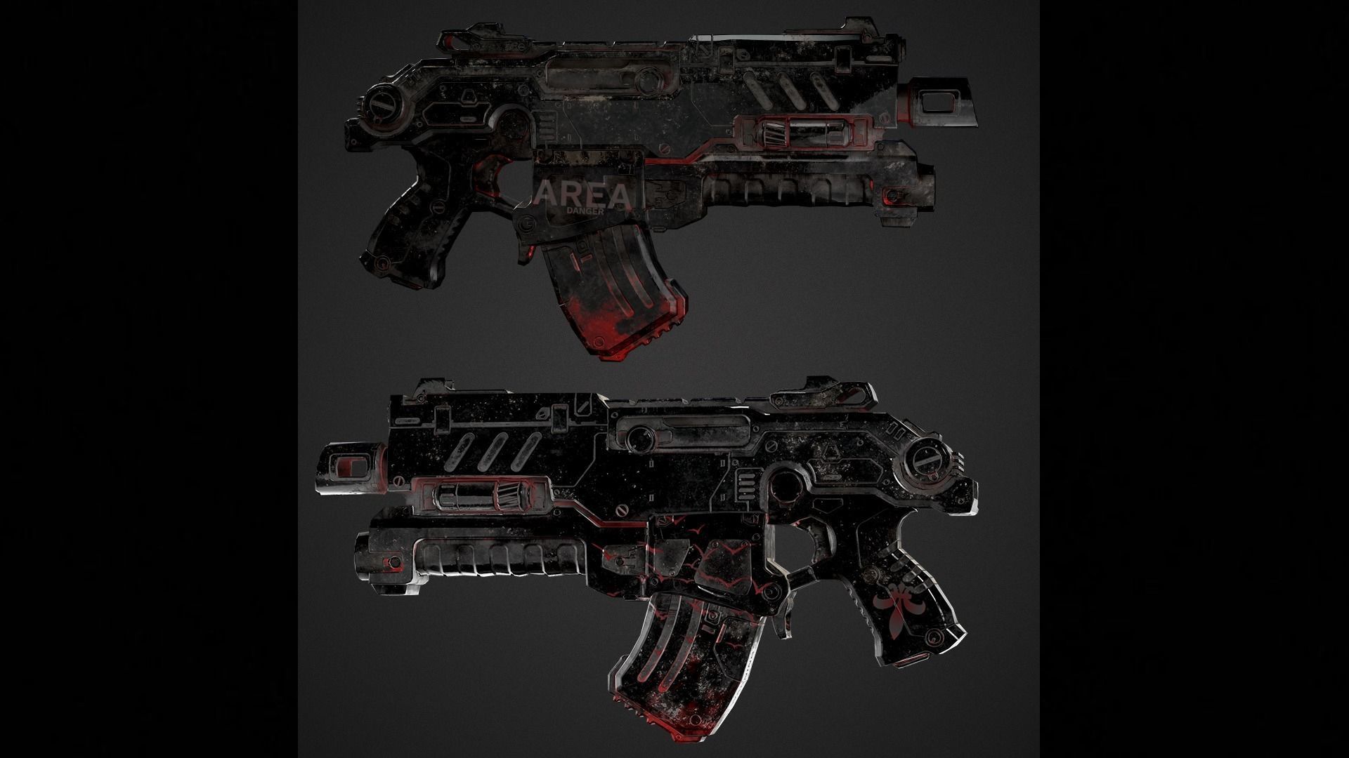 Military Girl Low-poly 3D model_21