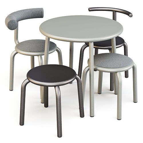 Plus Halle Torno - Dining Set 3D model