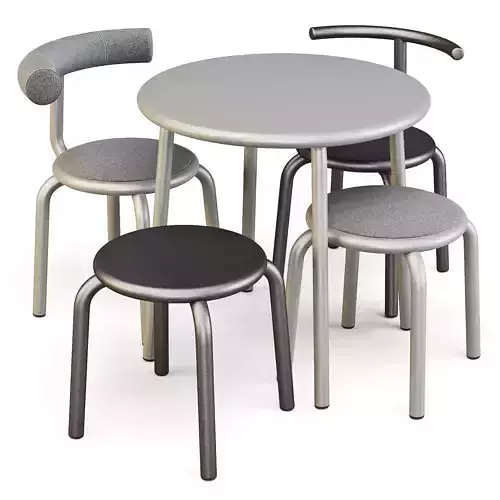 Plus Halle Torno - Dining Set 3D model