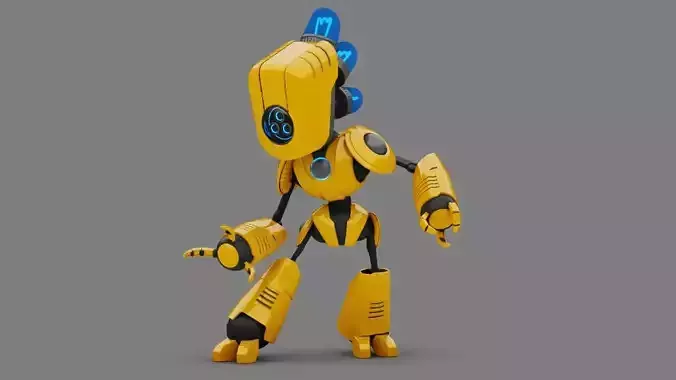 Toy Robot rigged character