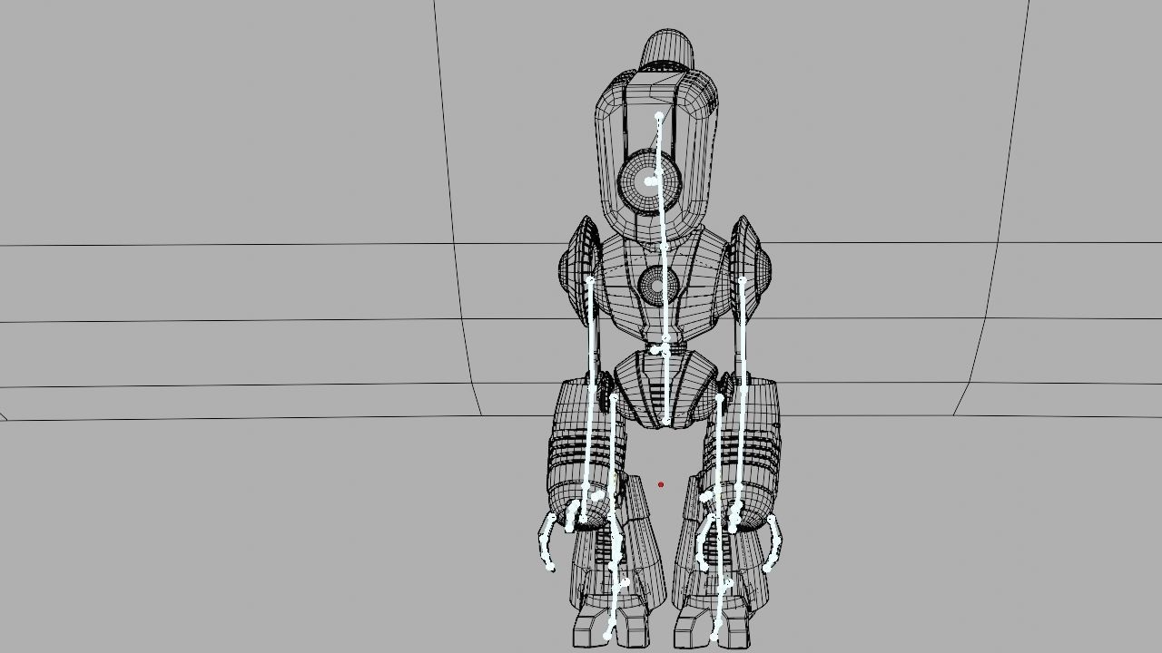 Toy Robot rigged character 3D model_31