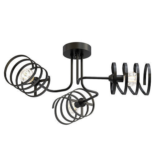 vitaluce-v4552-1-3pl three light ceiling fixture 3D model