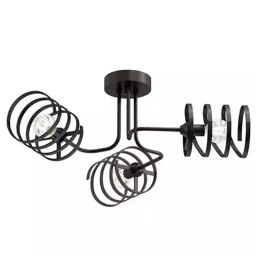 vitaluce-v4552-1-3pl three light ceiling fixture