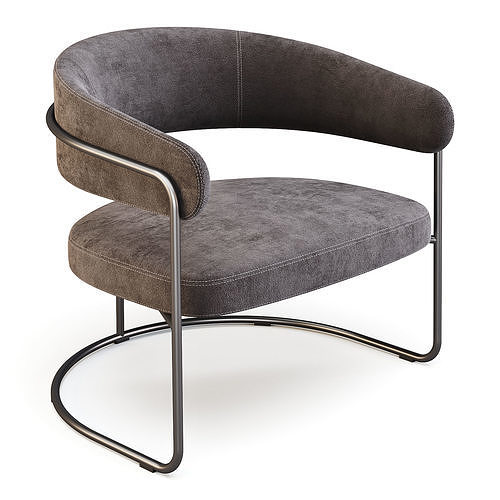 Plus Halle Opus - Lounge Chair 3D model