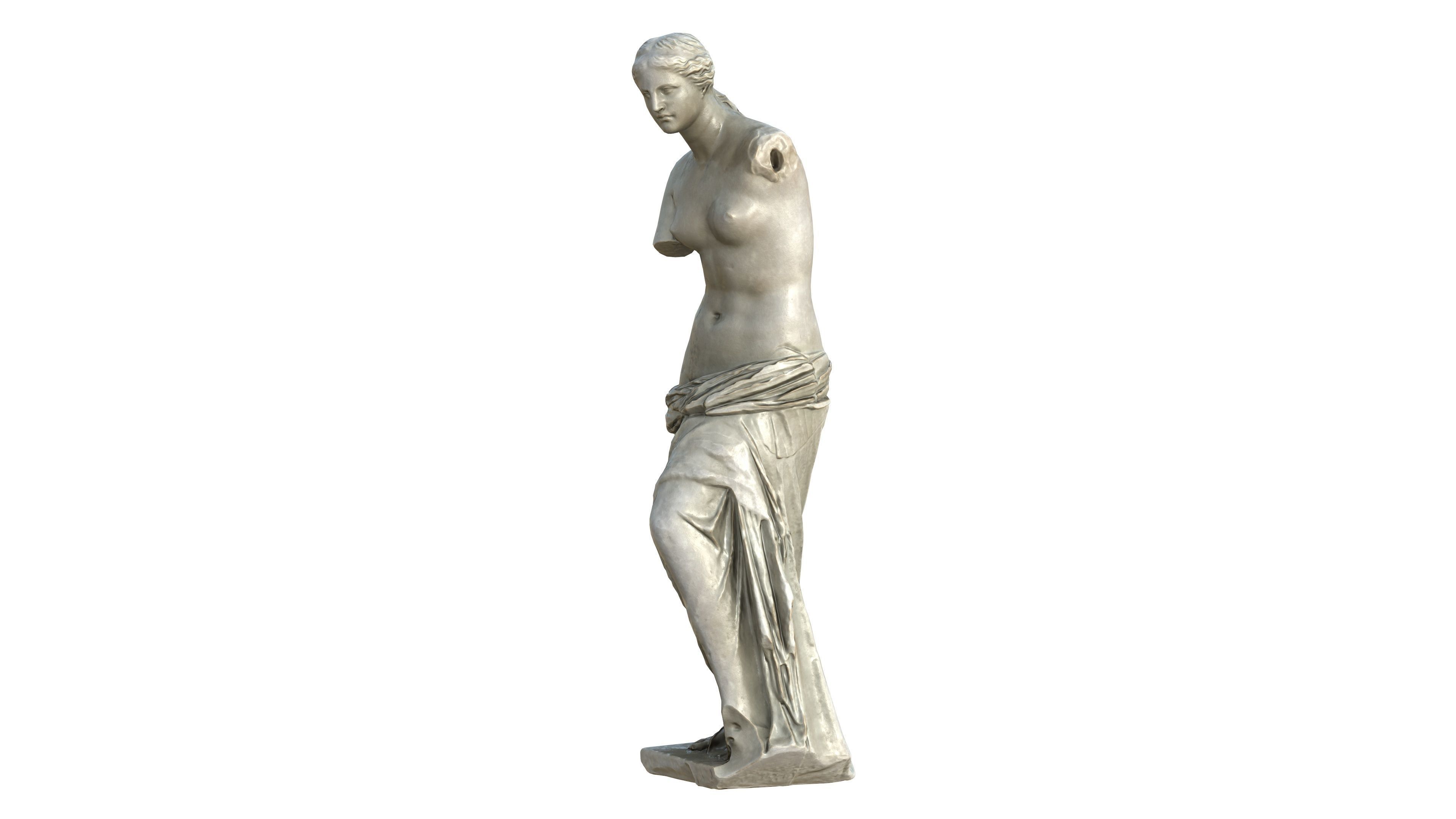 Statue 05 Low-poly 3D model_18
