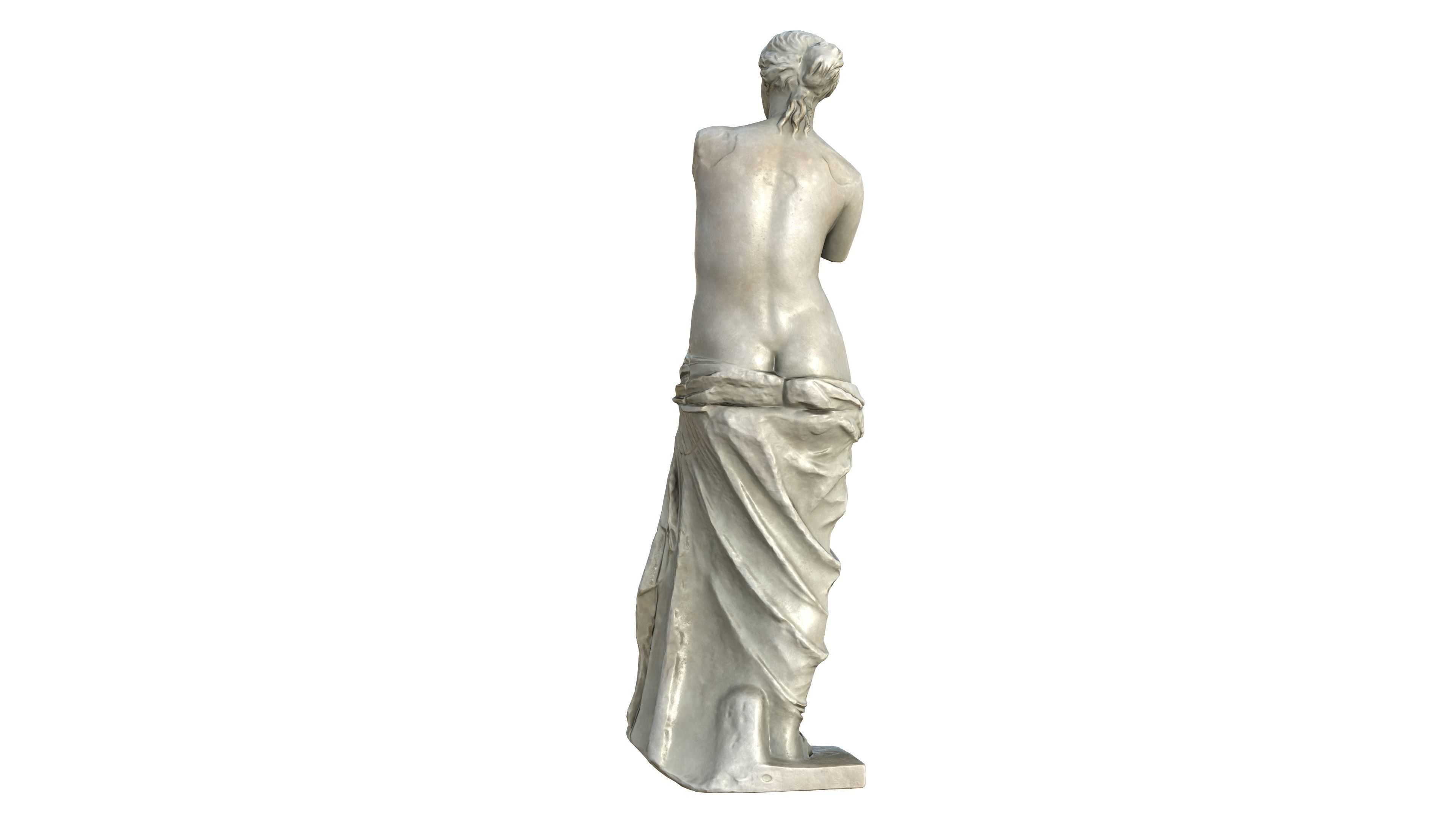 Statue 05 Low-poly 3D model_13