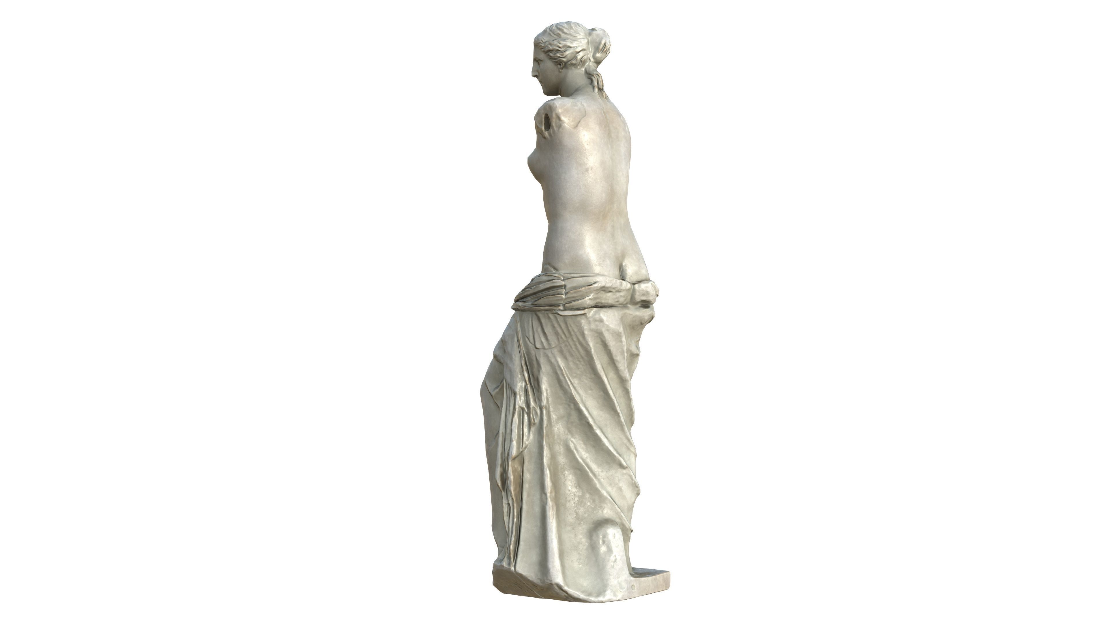 Statue 05 Low-poly 3D model_15