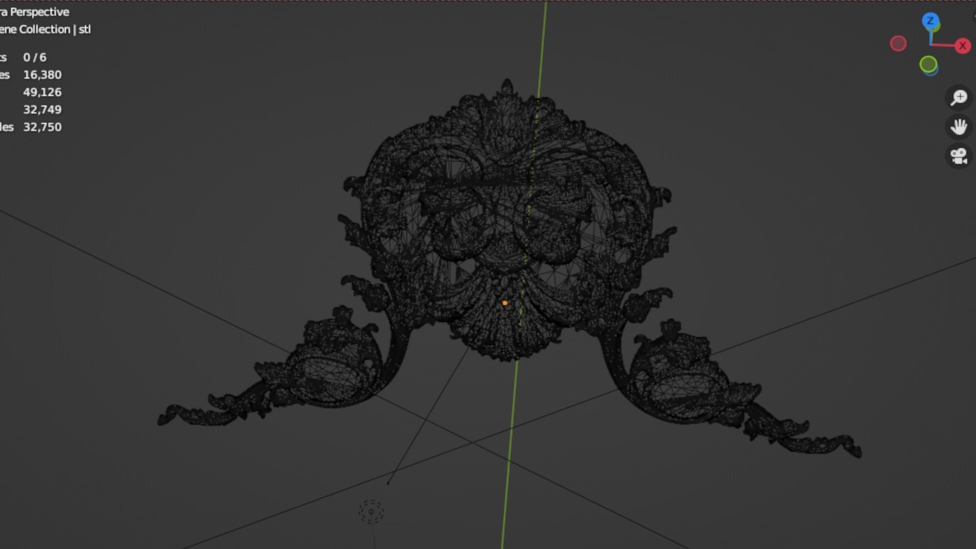 Classic decor ornament 175 3D print model_5