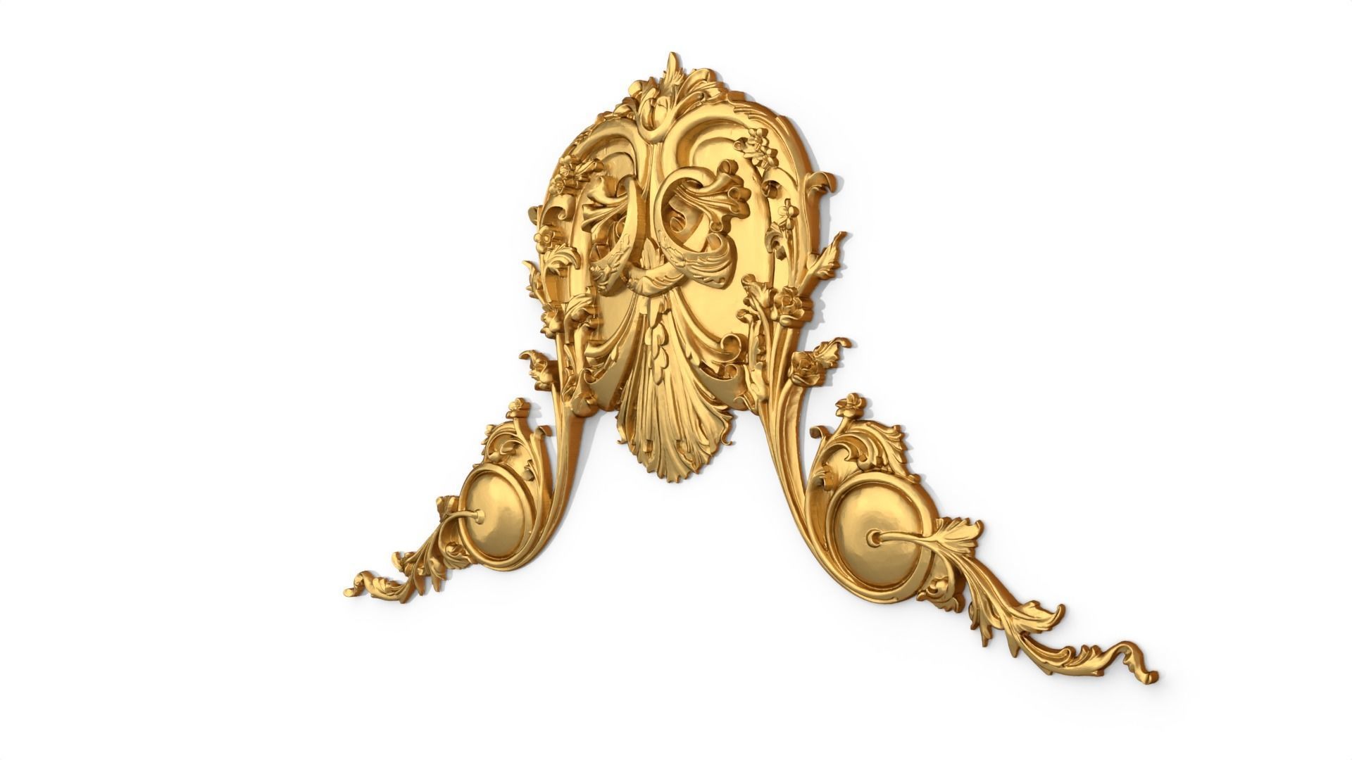 Classic decor ornament 175 3D print model_2