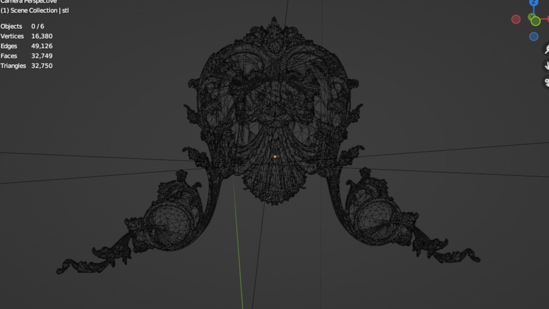 Classic decor ornament 175 3D print model_6