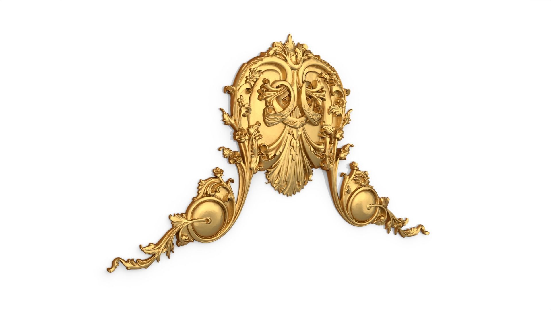 Classic decor ornament 175 3D print model_1