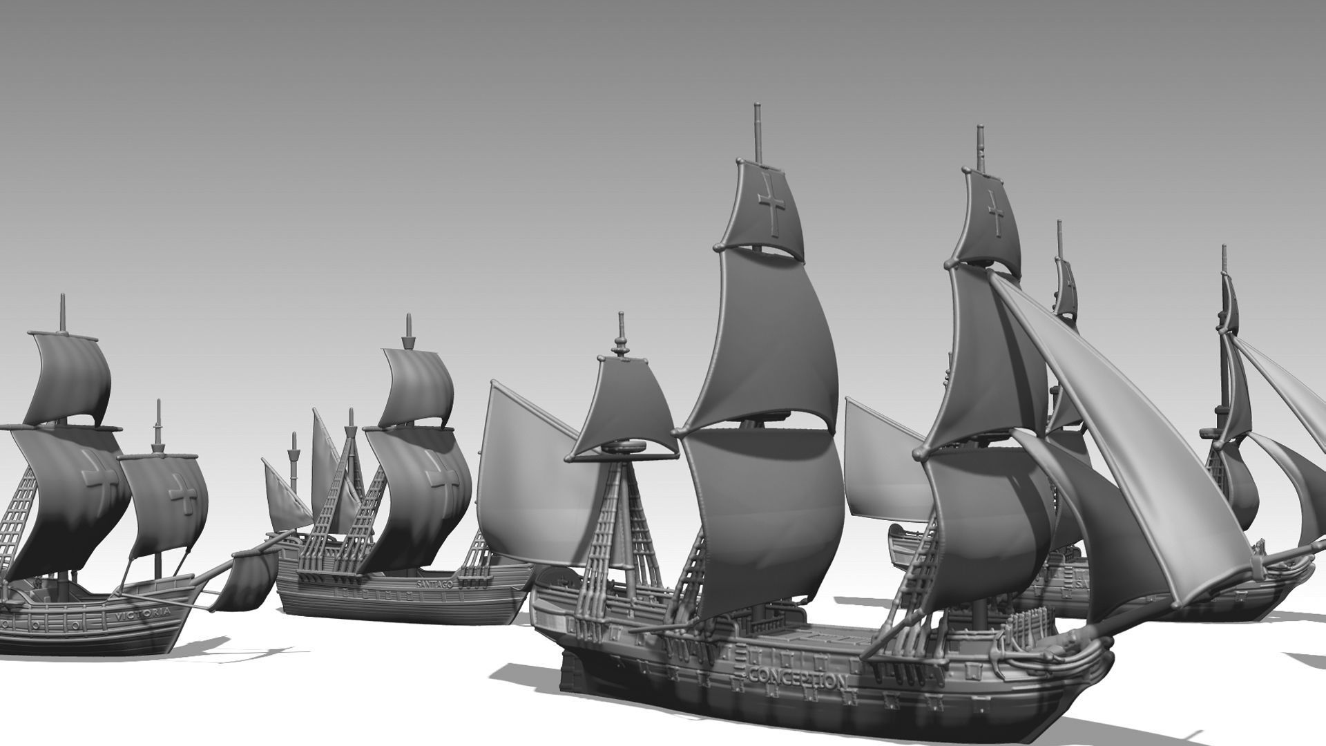 Magellan expedition 3D print model_4
