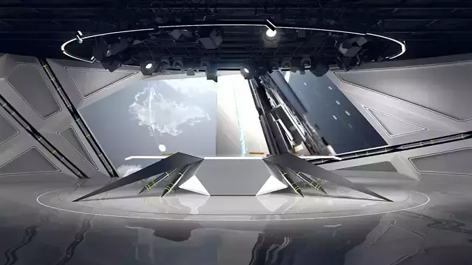 Virtual Studio 30 PBR Low-poly 3D model