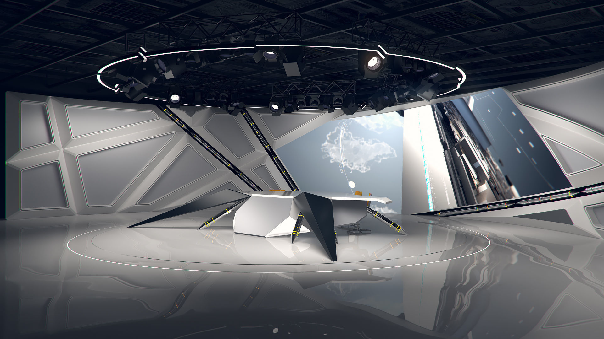 Virtual Studio 30 PBR Low-poly 3D model_4