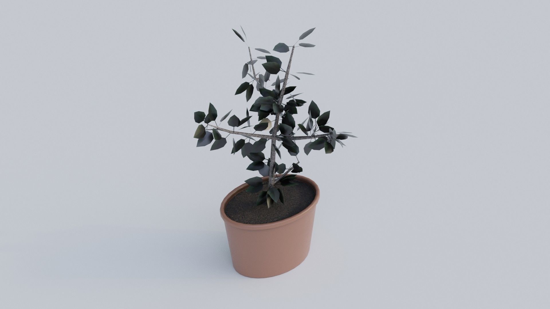 Flower Pot A1 3D model_2