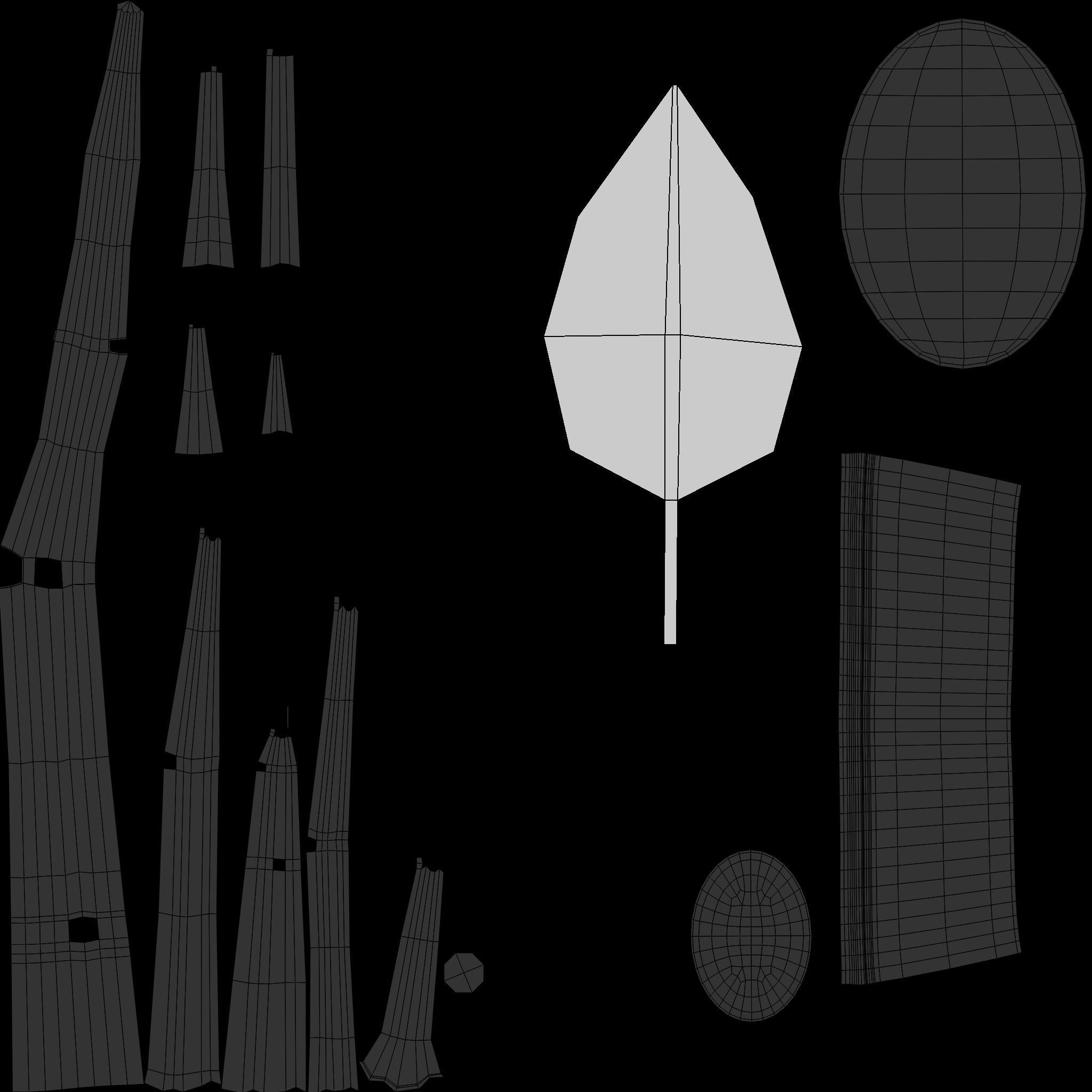 Flower Pot A1 3D model_7