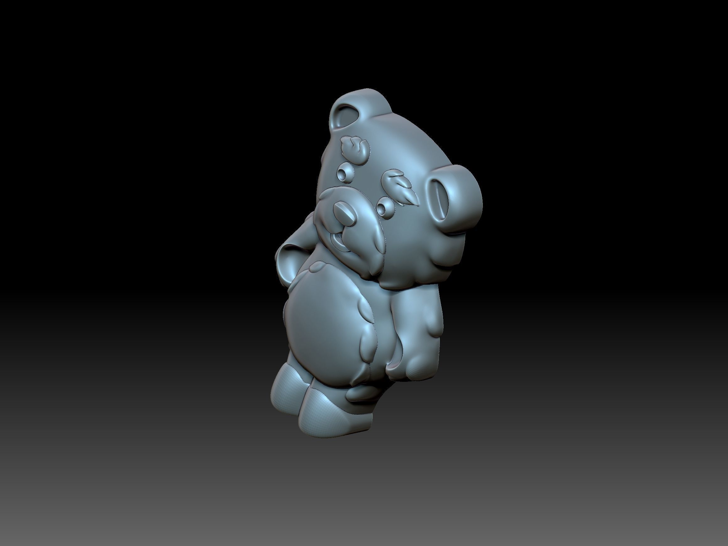 Candy Bear 3D print model_4