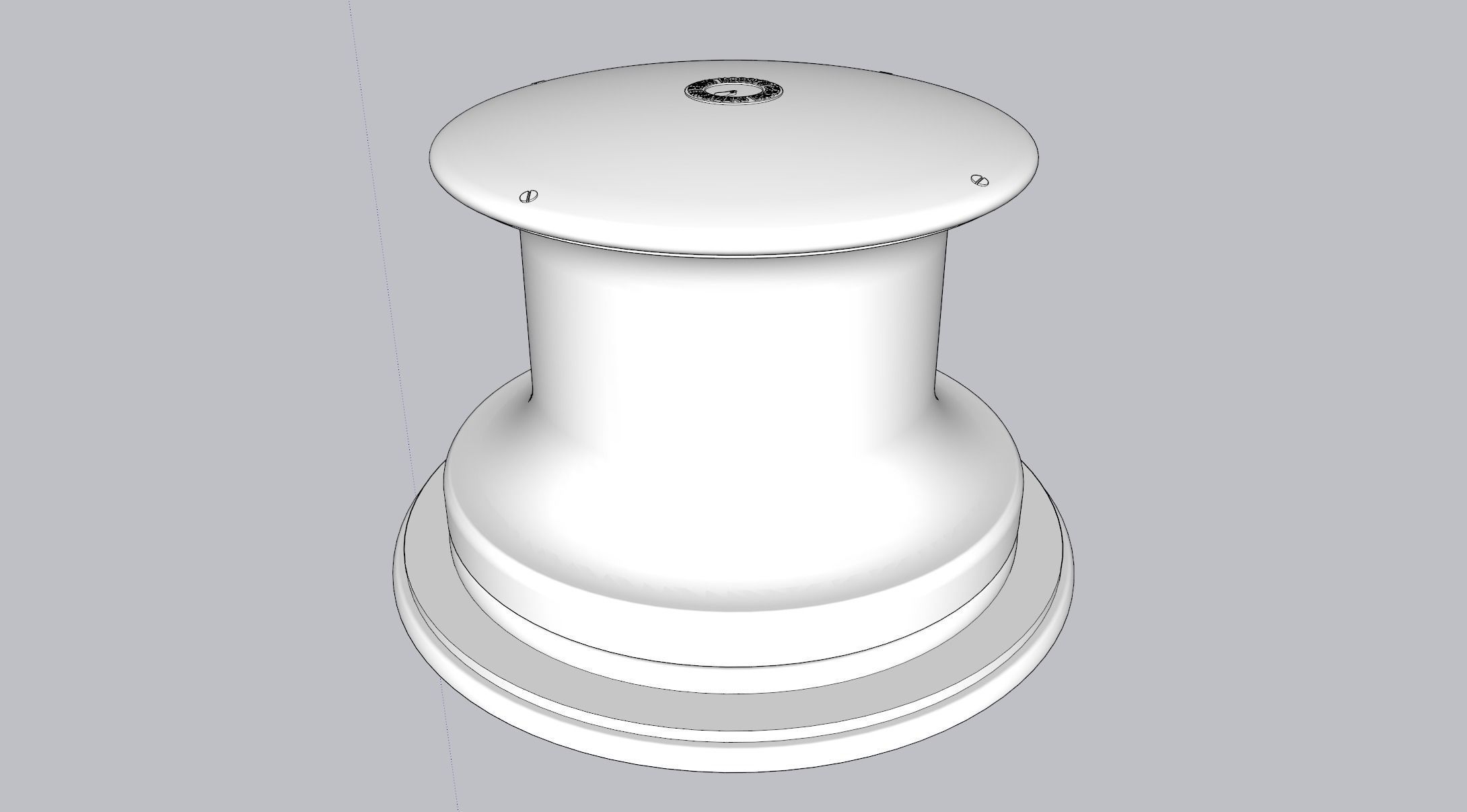 RMS Titanic Capstan 3D model_5