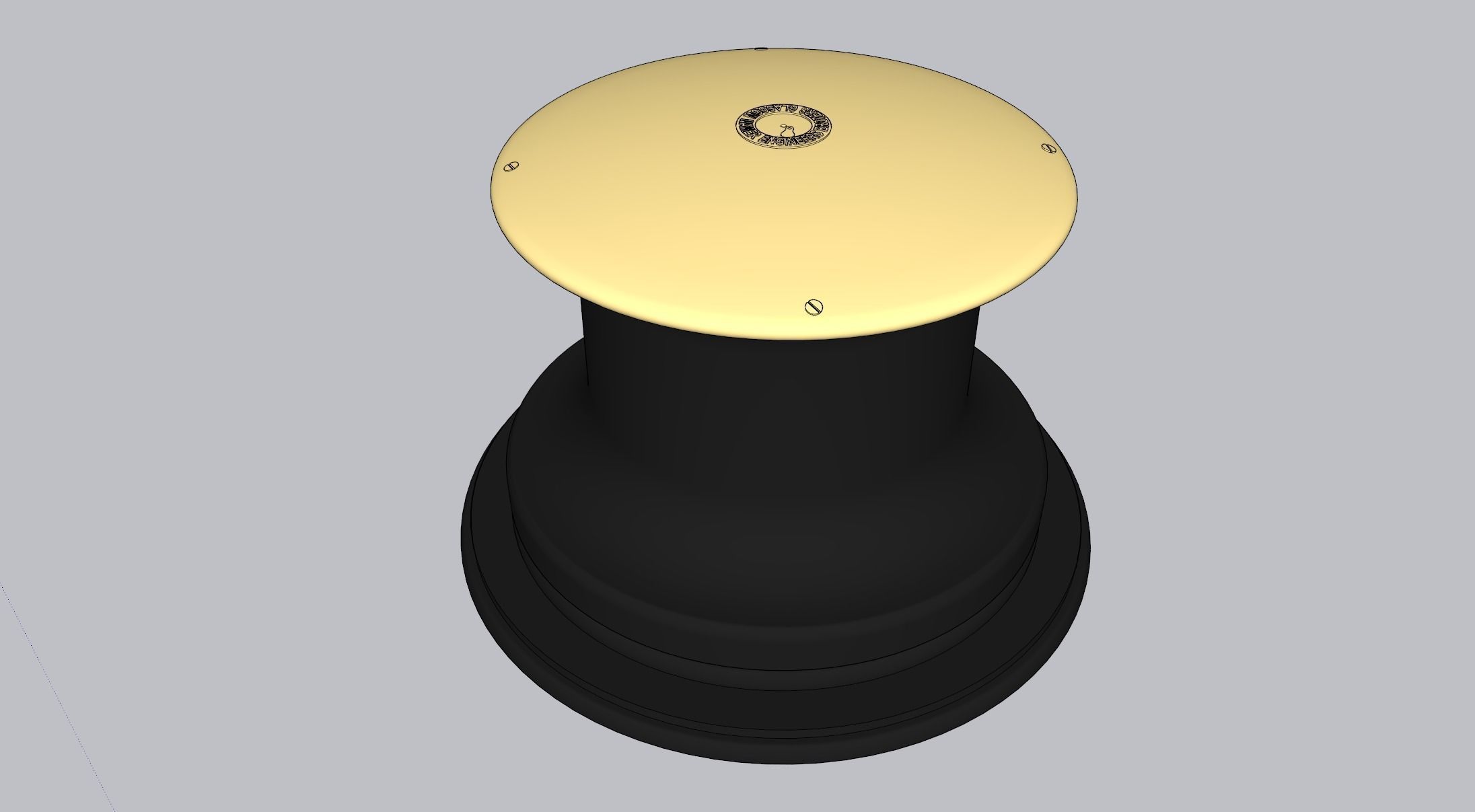 RMS Titanic Capstan 3D model_4