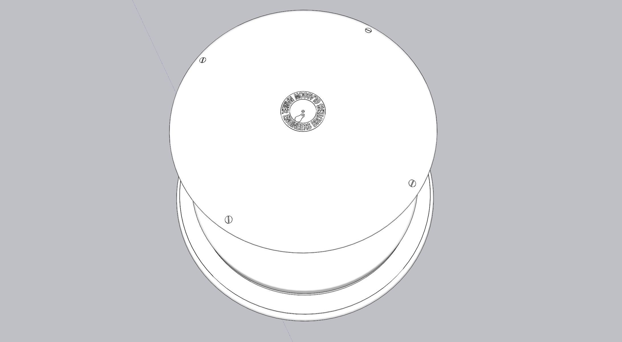 RMS Titanic Capstan 3D model_7