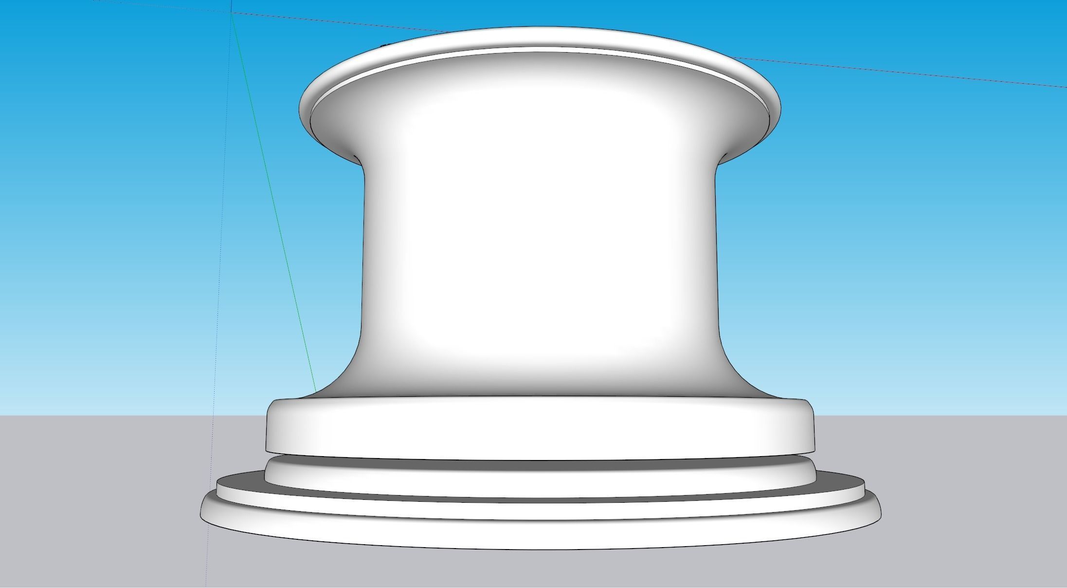 RMS Titanic Capstan 3D model_6